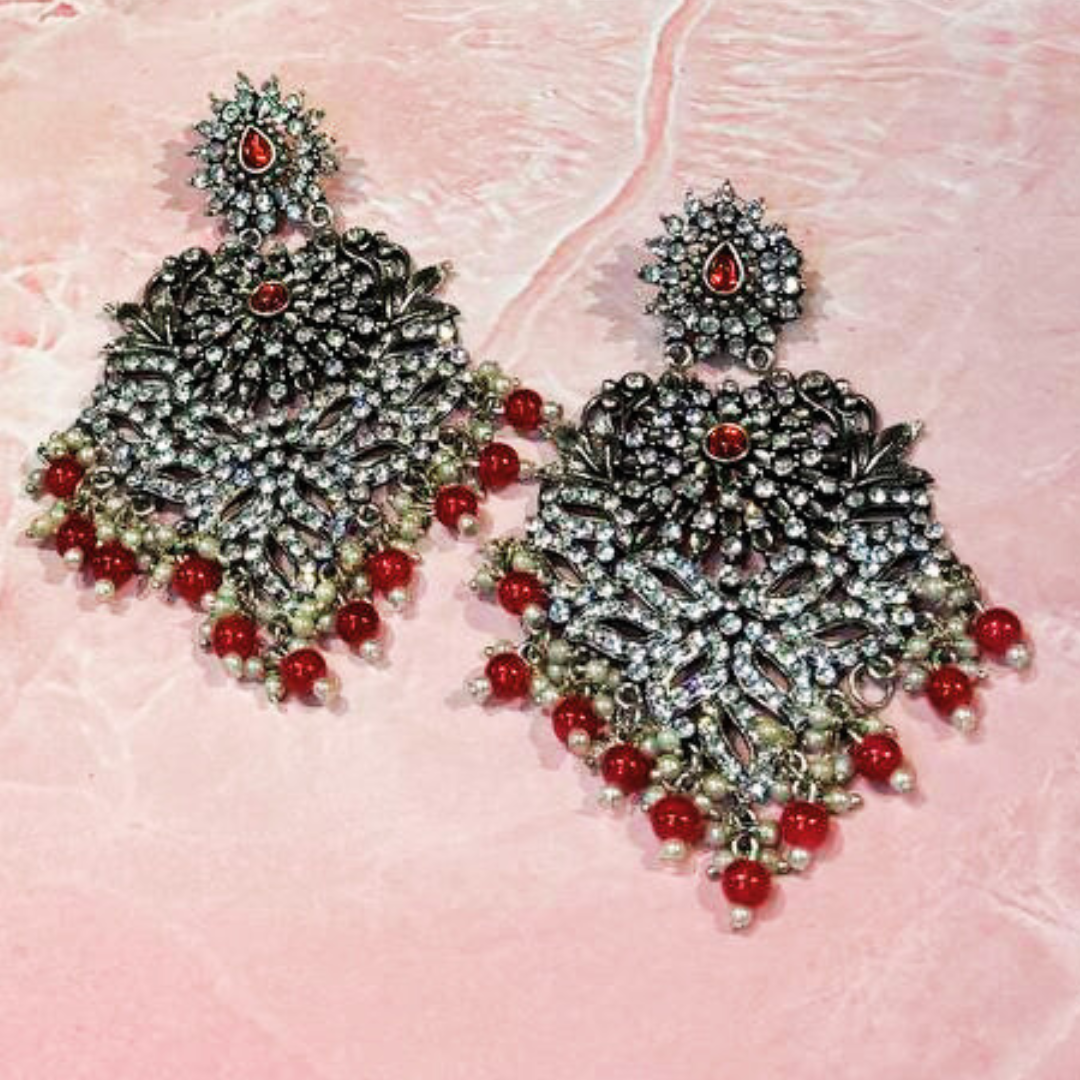 KIRA RED EARRINGS