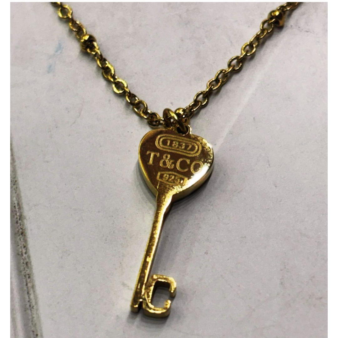TQ Heart chain necklace