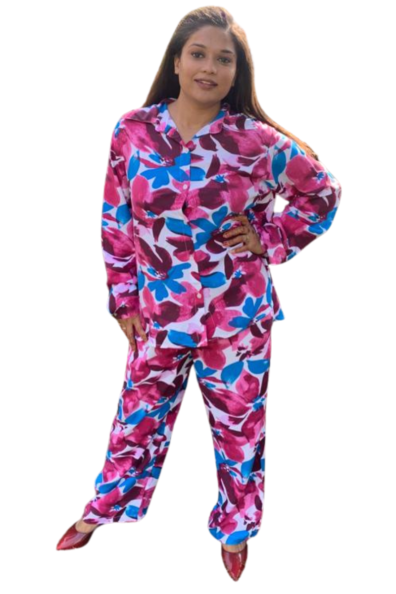 ZEENA BL-R CO-ORD SET