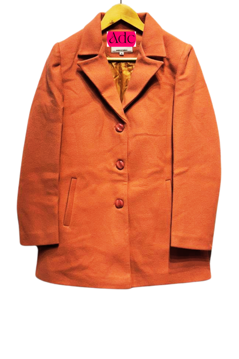 Orange swag coat