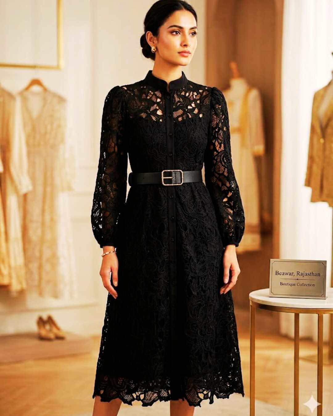 Oisha black dress