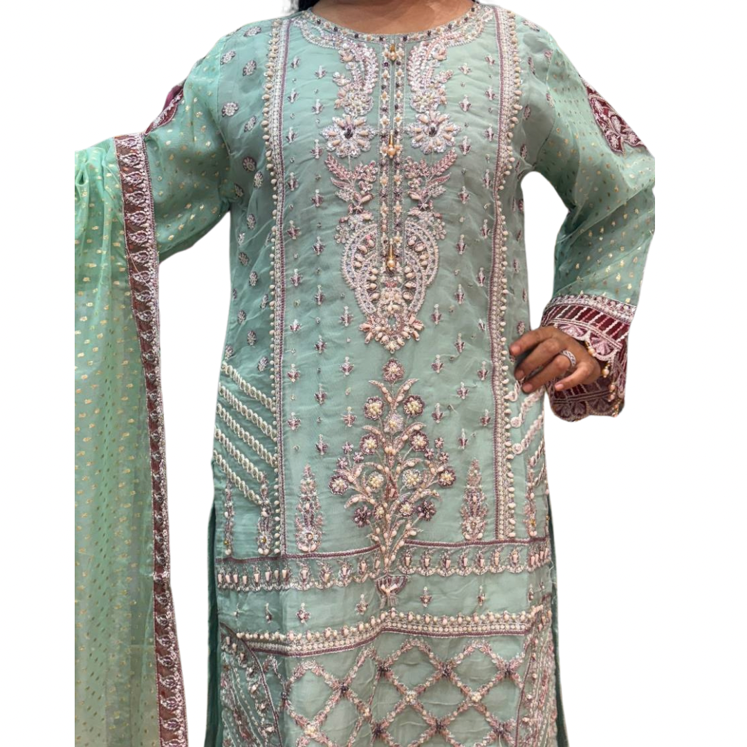 Ayra turquoise suit