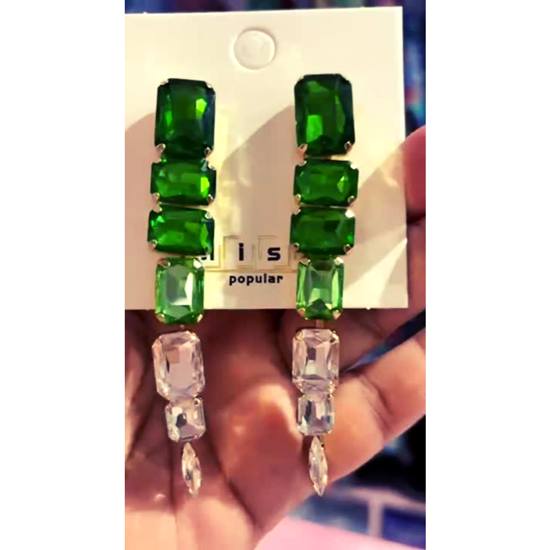GREEN DAA-RAE EARRINGS