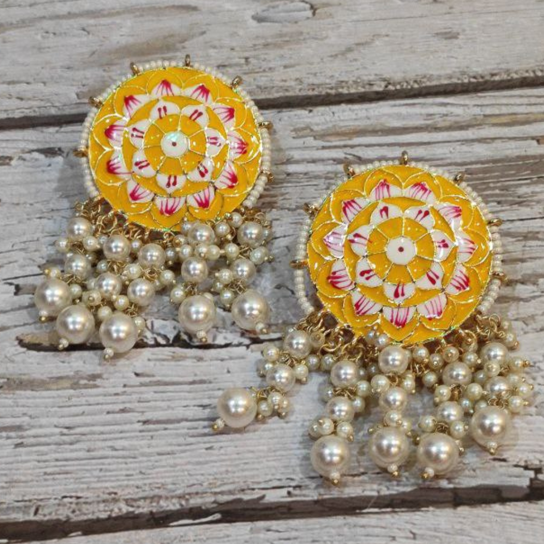 BHADO YELLOW EARRING
