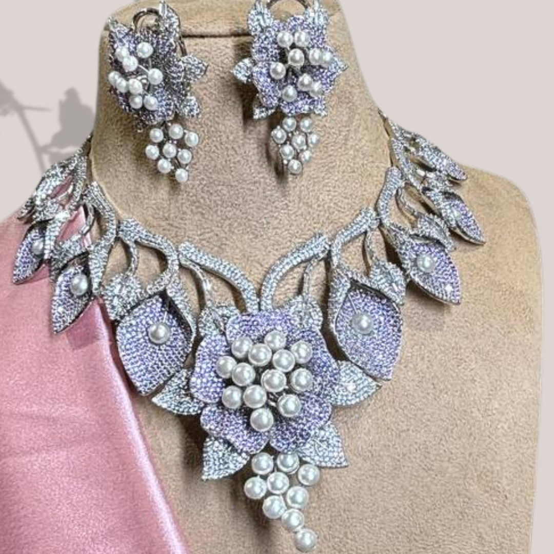 LAVENDER LILLY JEWELLERY SET