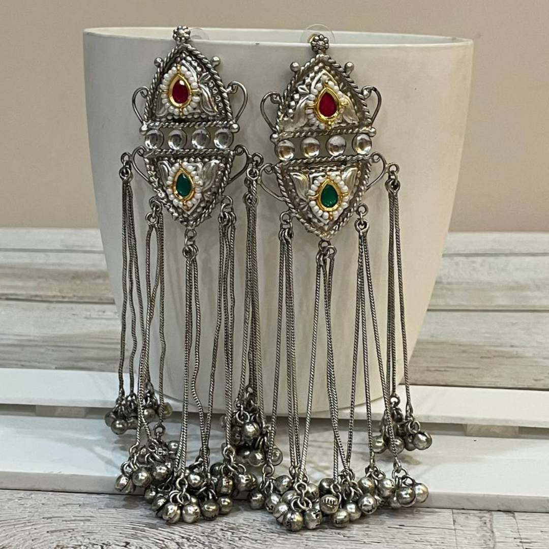 SHAJADA SILVER EARRINGS