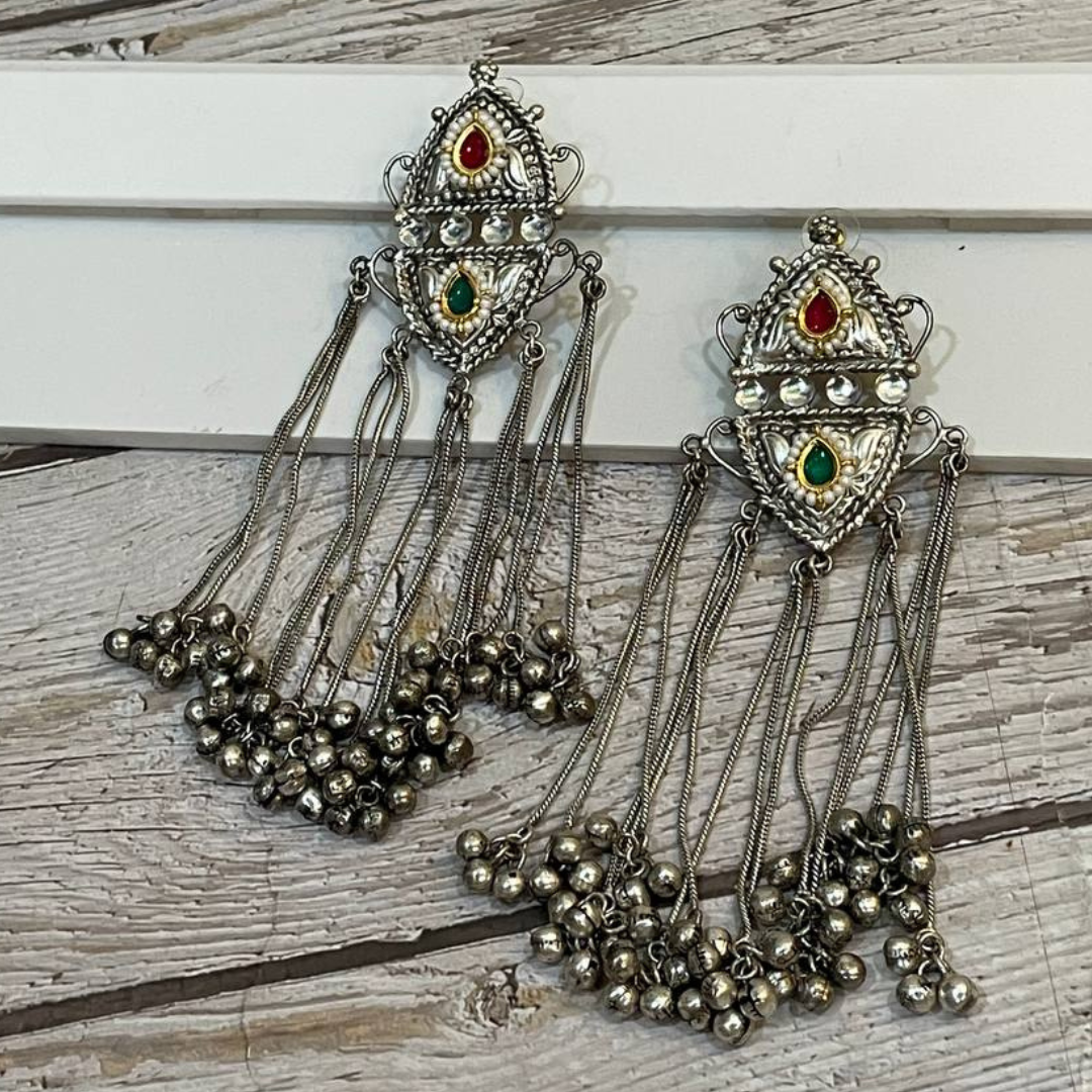 SHAJADA SILVER EARRINGS