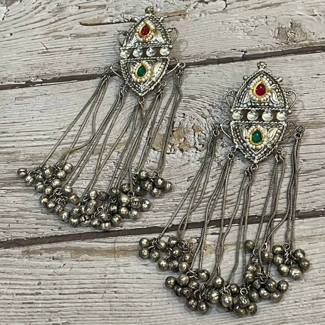 SHAJADA SILVER EARRINGS