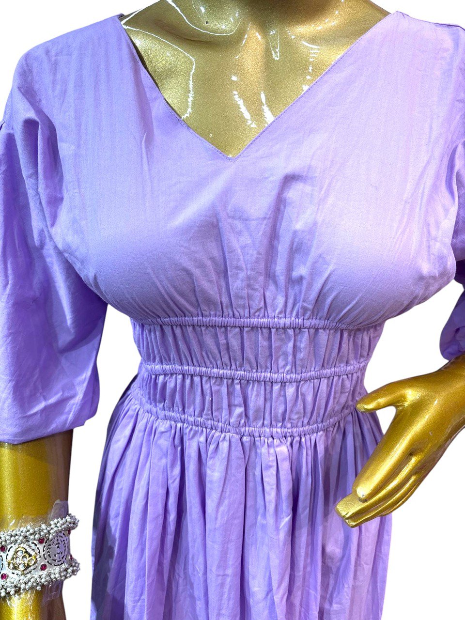 Zeer Lavender middie dress