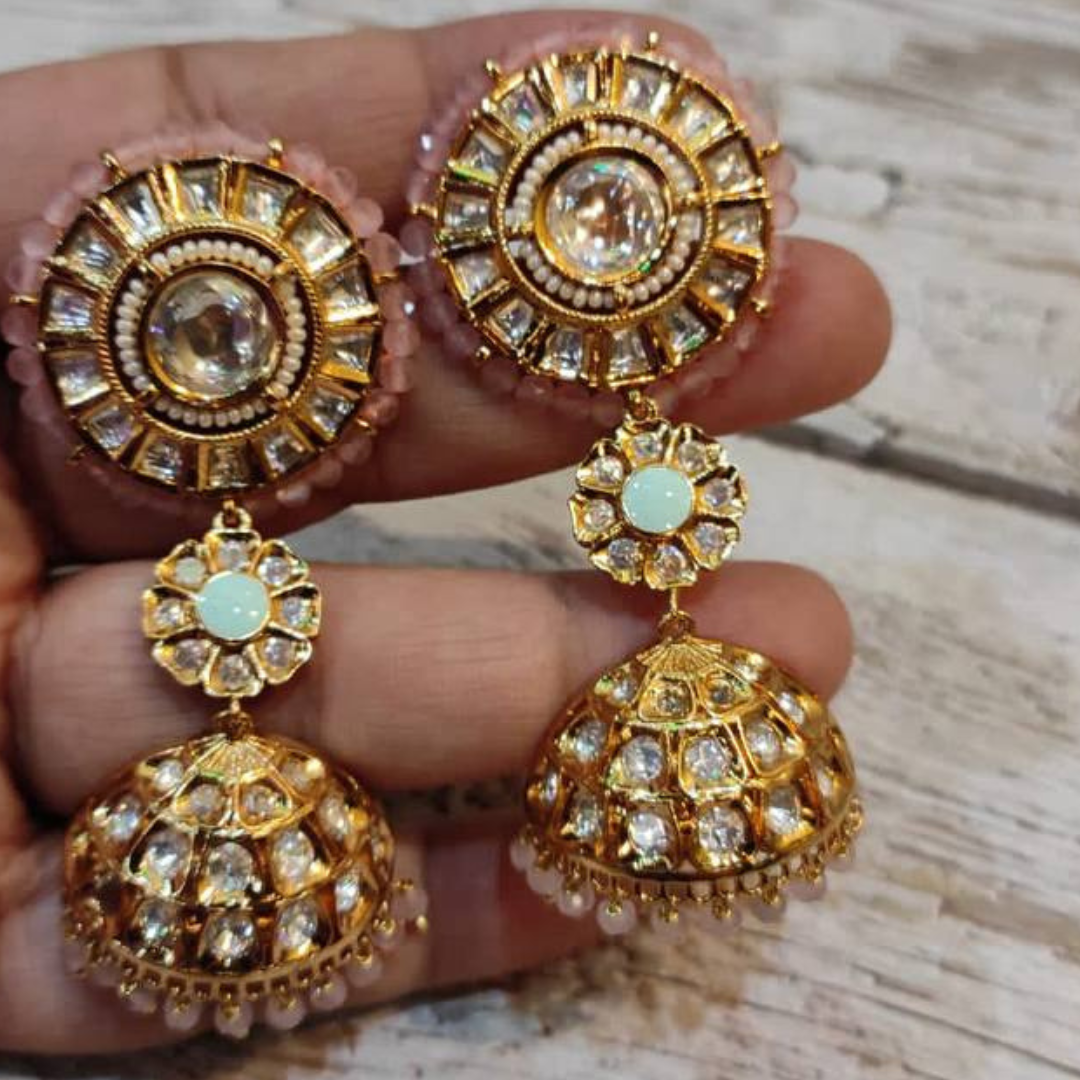 SHAHHI-HUSAN PINK EARRING