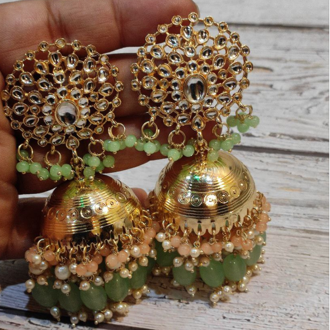SAMYUKTA MINT GREEN (PE) EARRING