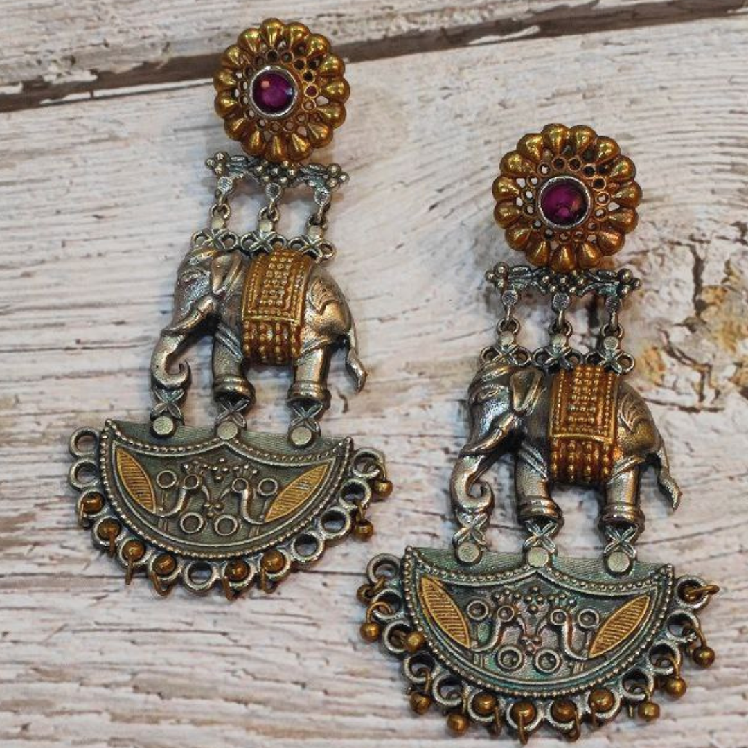 BAHUBALI-GAJRAAZ EARRING