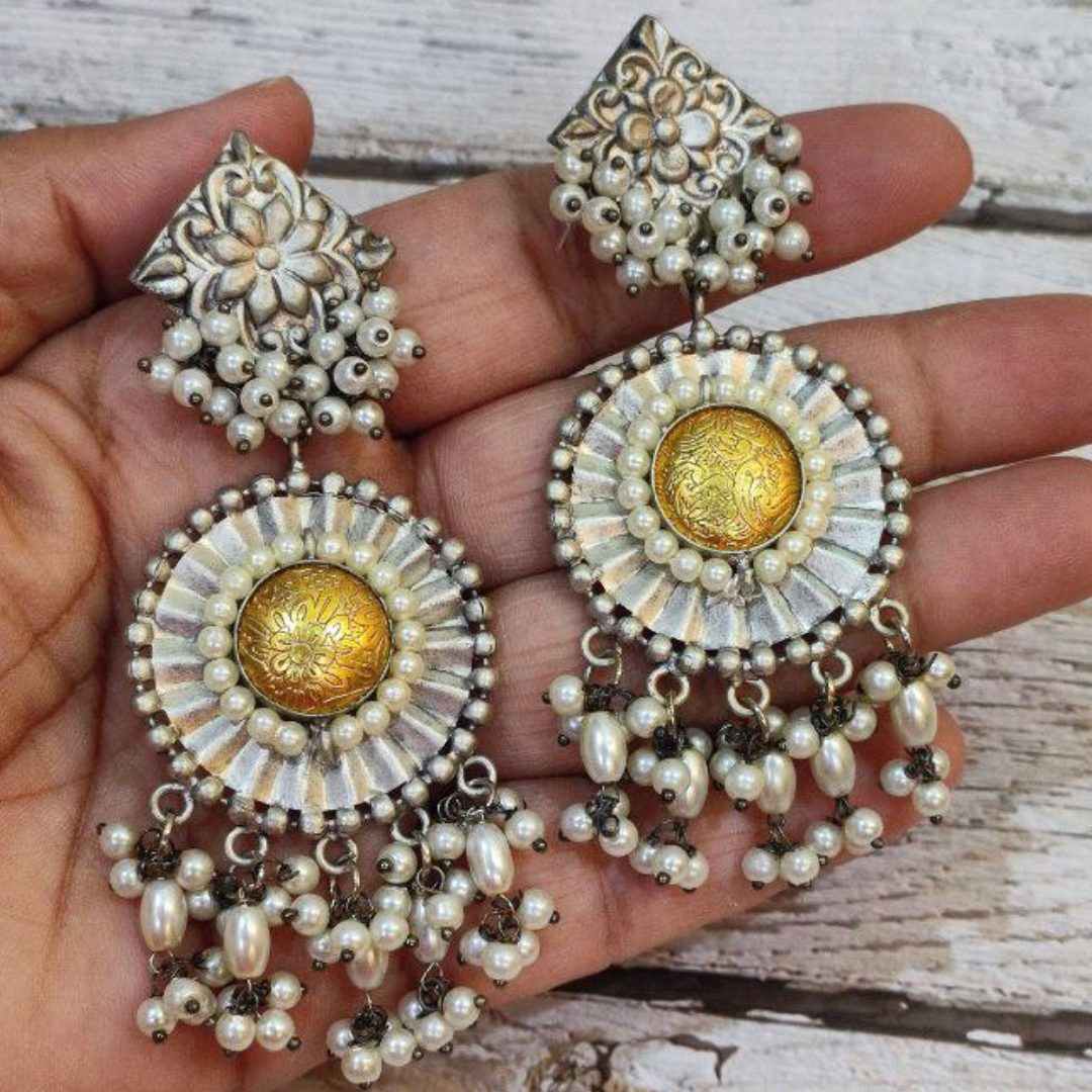 CHANDINI DUALTONE EARRING