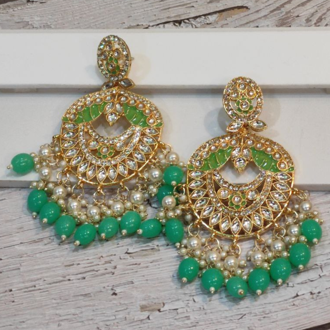 CHITRA MINT GREEN EARRING
