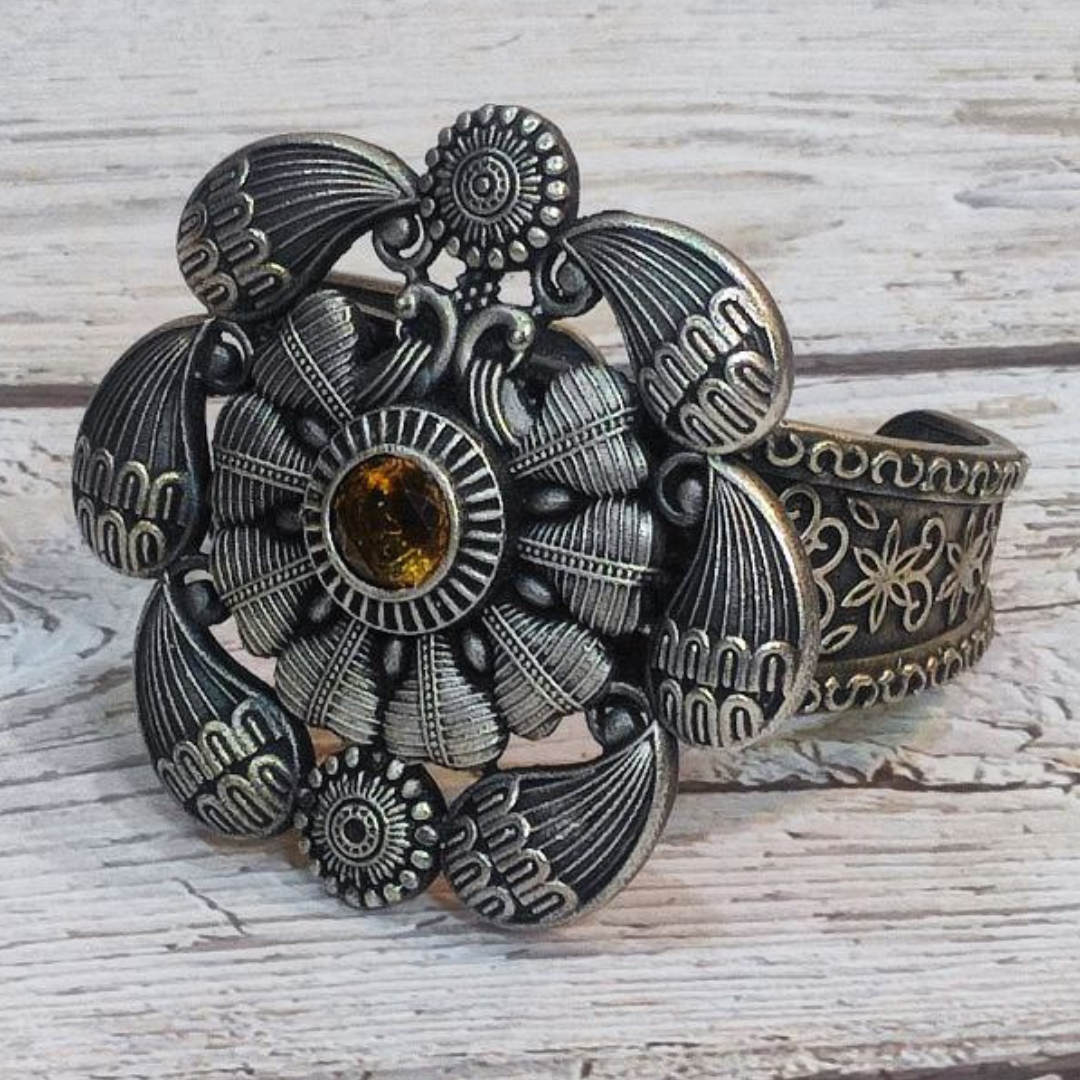COPPER FLOWER BRACELET