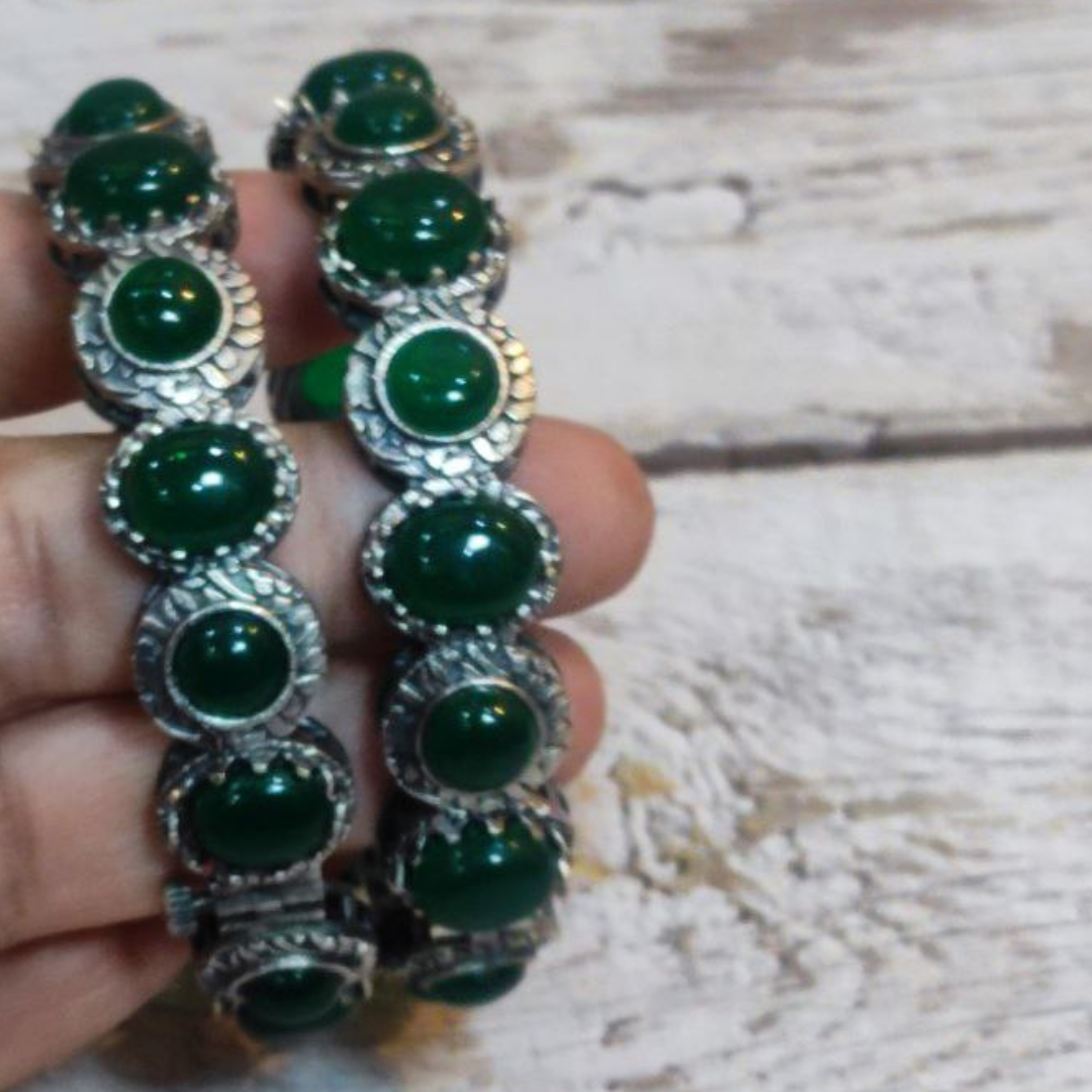 DHAWANIKA GREEN BANGLES