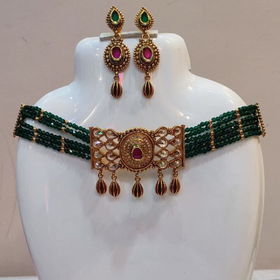 EASHWARI GREEN CHOKER