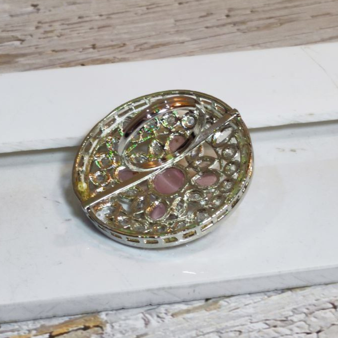JODHA PINK REVERSE AD RING