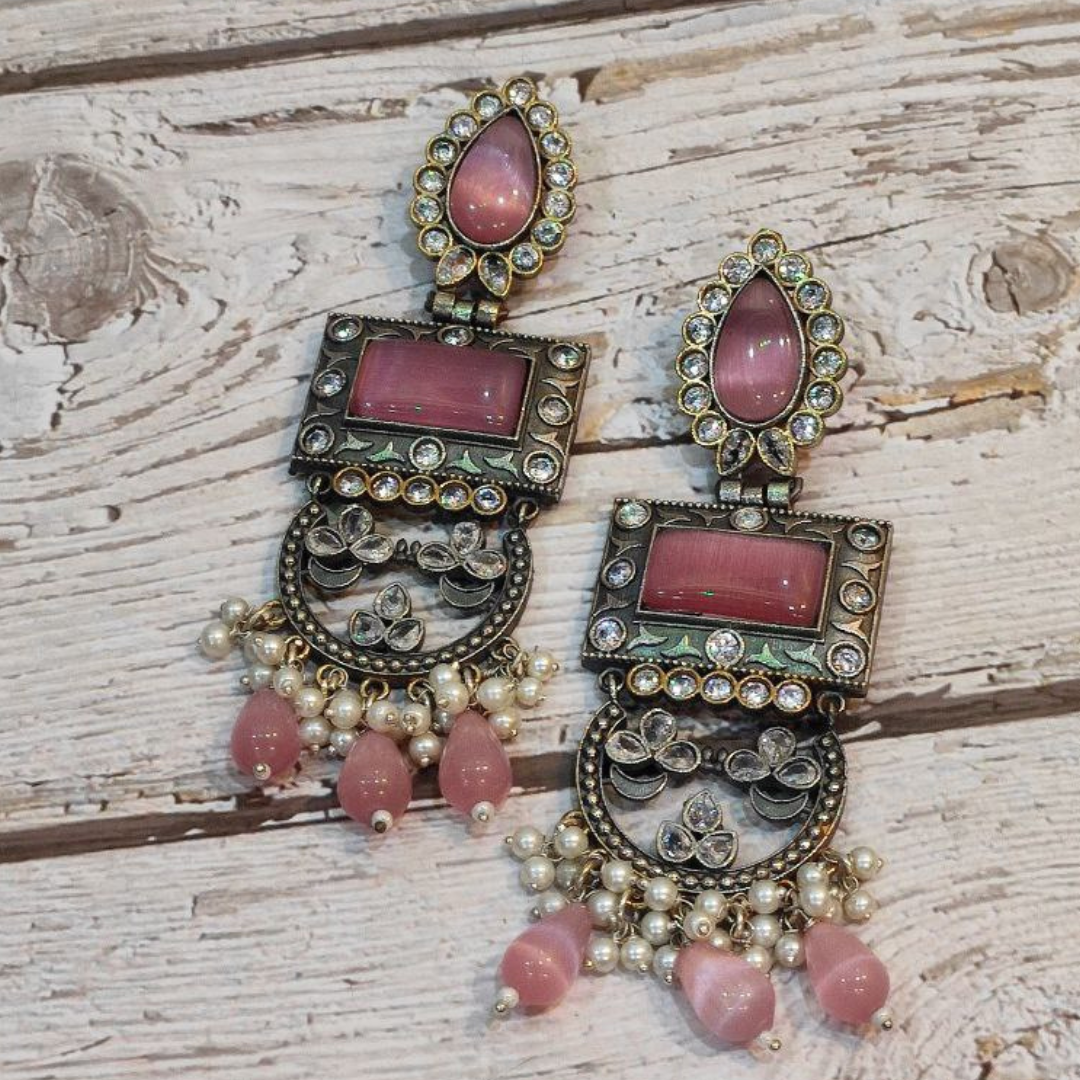 MANDOLA PINK EARRING