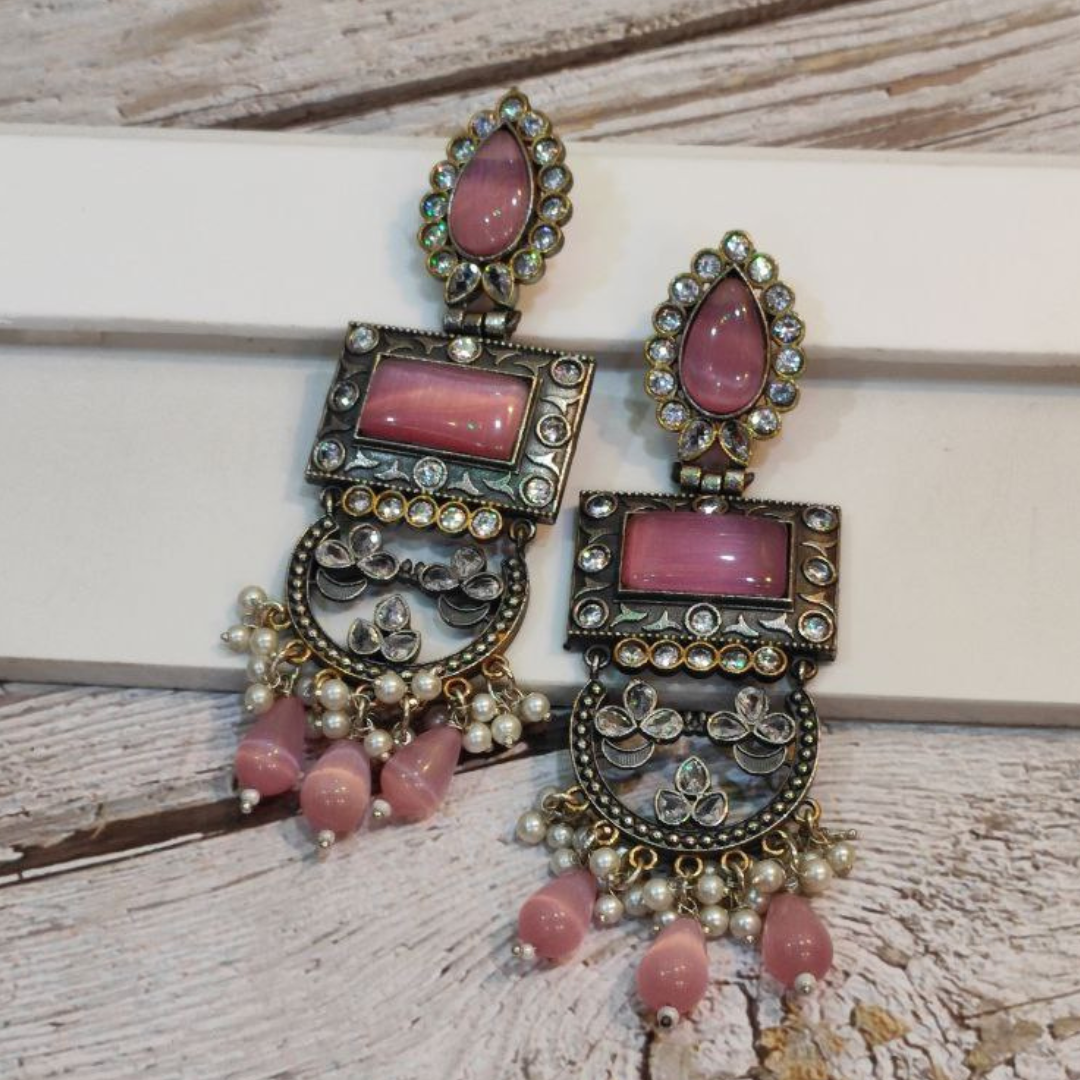 MANDOLA PINK EARRING