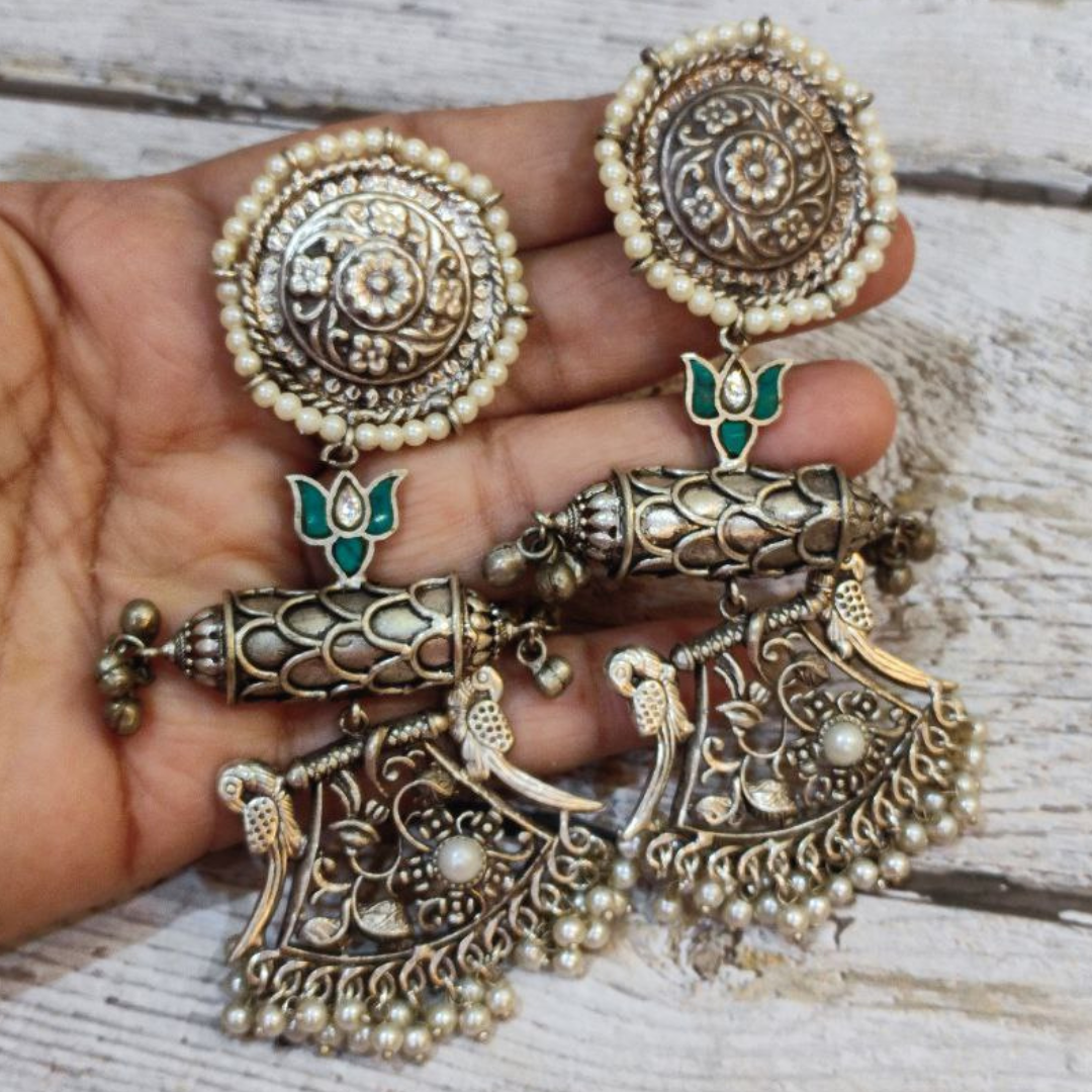 RAMA-PANKHA TURQUOISE EARRING