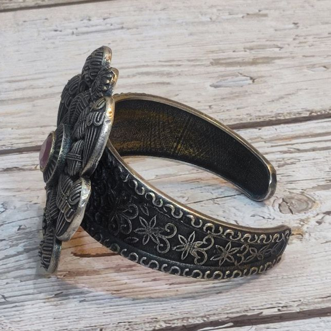 PINK FLOWER BRACELET