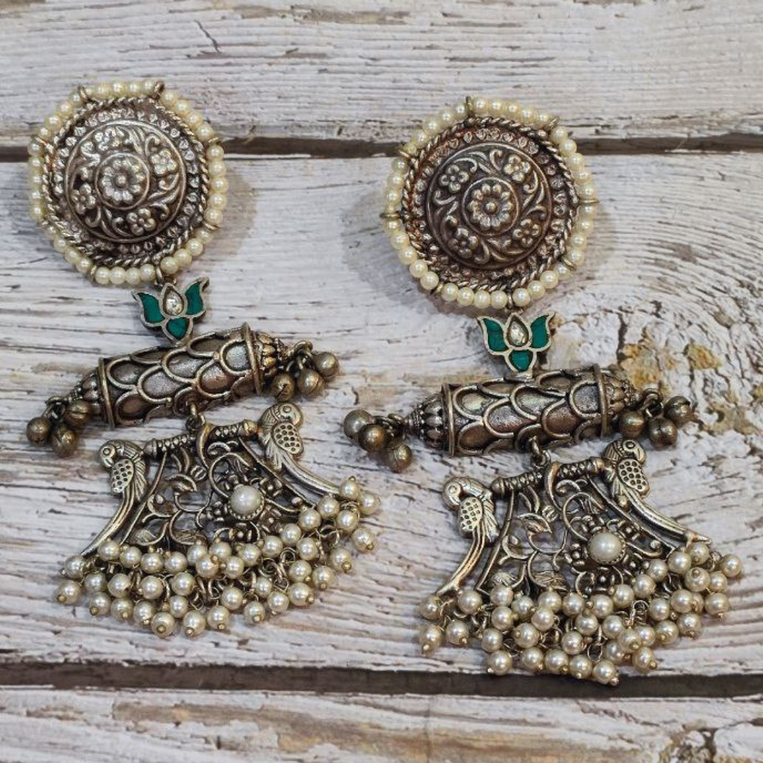 RAMA-PANKHA TURQUOISE EARRING