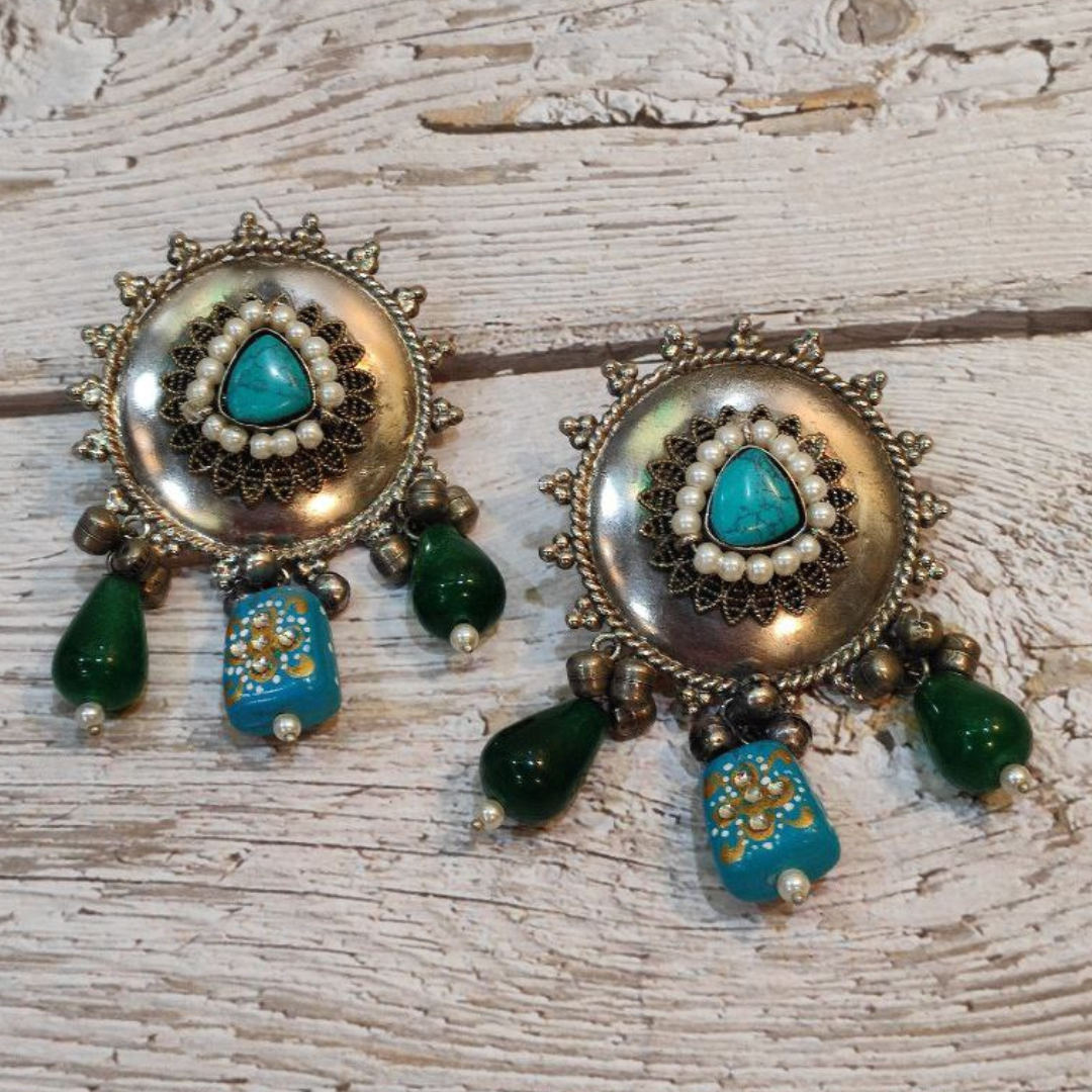 SAGARA TURQUOISE-AQUA EARRING