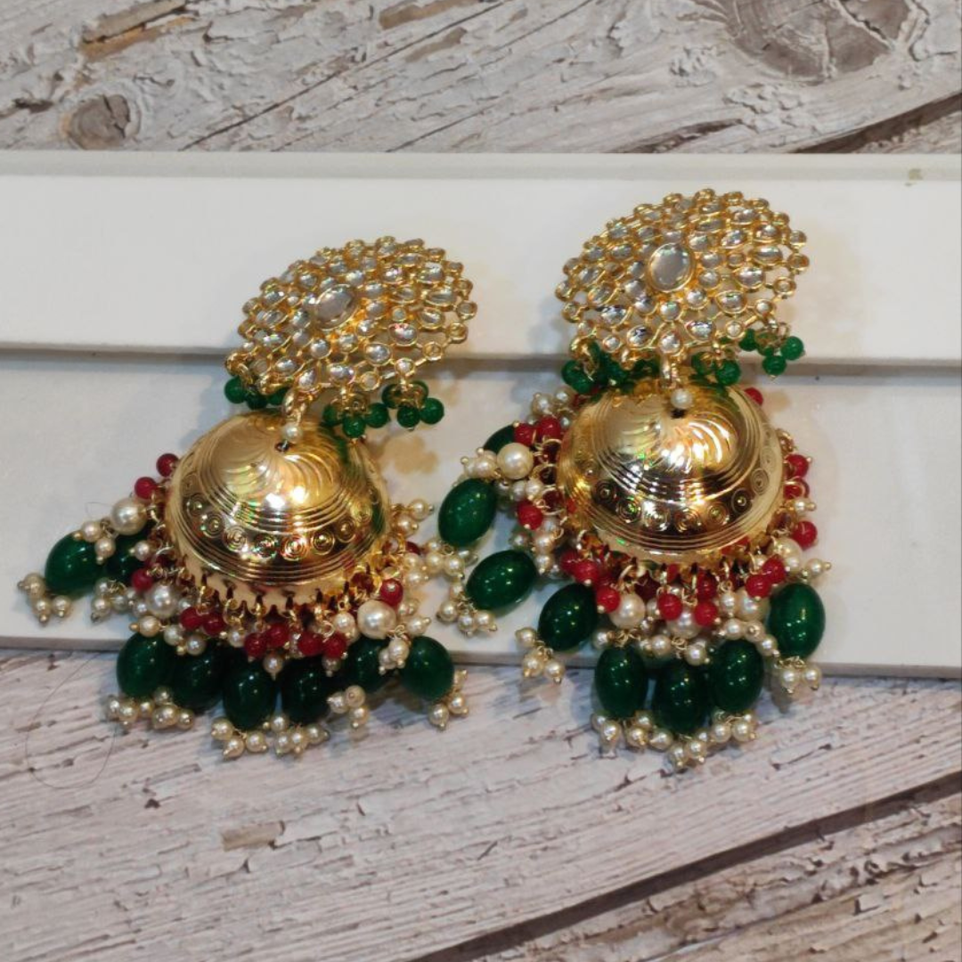 SAMYUKTA GREEN EARRING