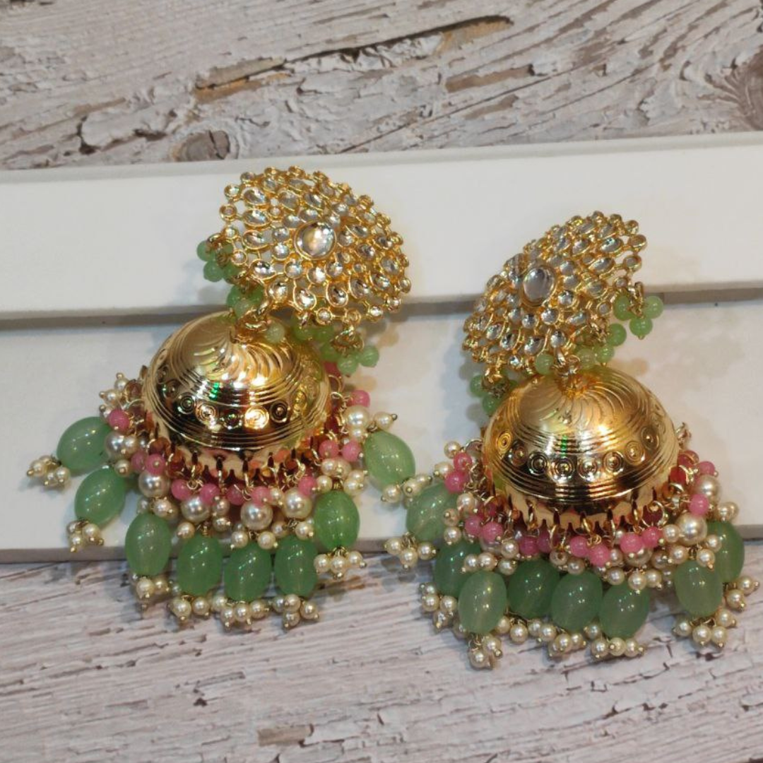 SAMYUKTA MINT GREEN (P) EARRING
