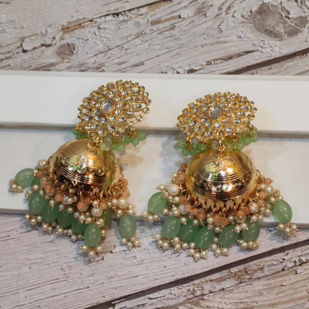 SAMYUKTA MINT GREEN (PE) EARRING