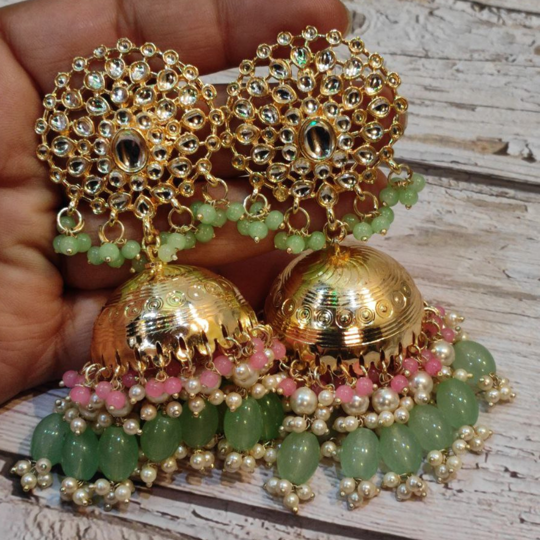 SAMYUKTA MINT GREEN (P) EARRING