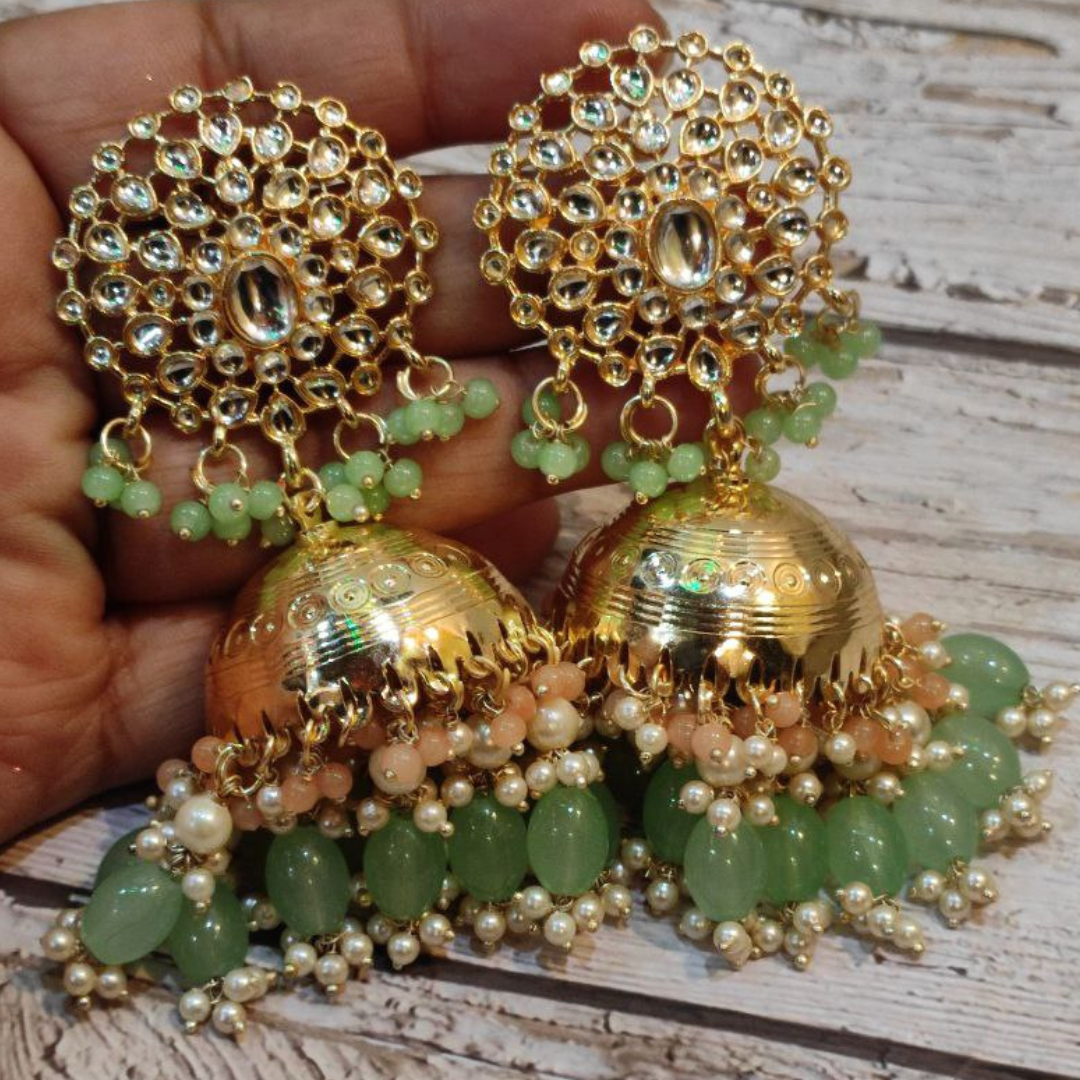 SAMYUKTA MINT GREEN (PE) EARRING
