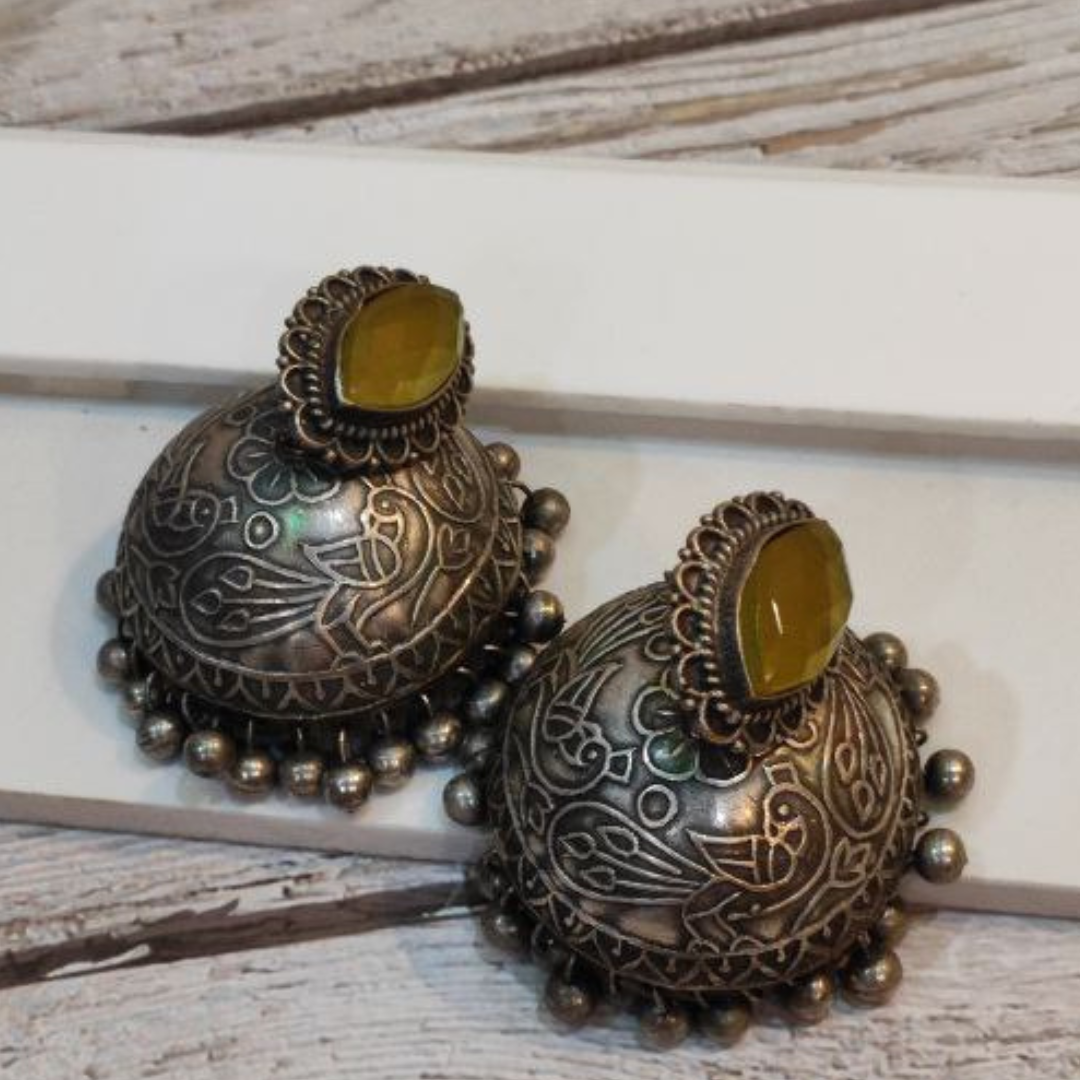 SANGARI YELLOW EARRING