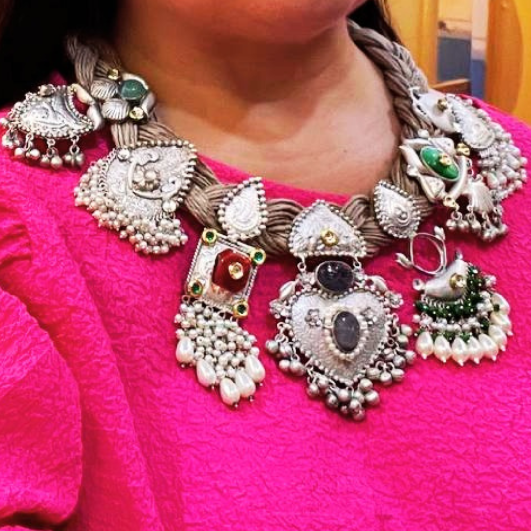 BRAHMI (GY) NECKLACE
