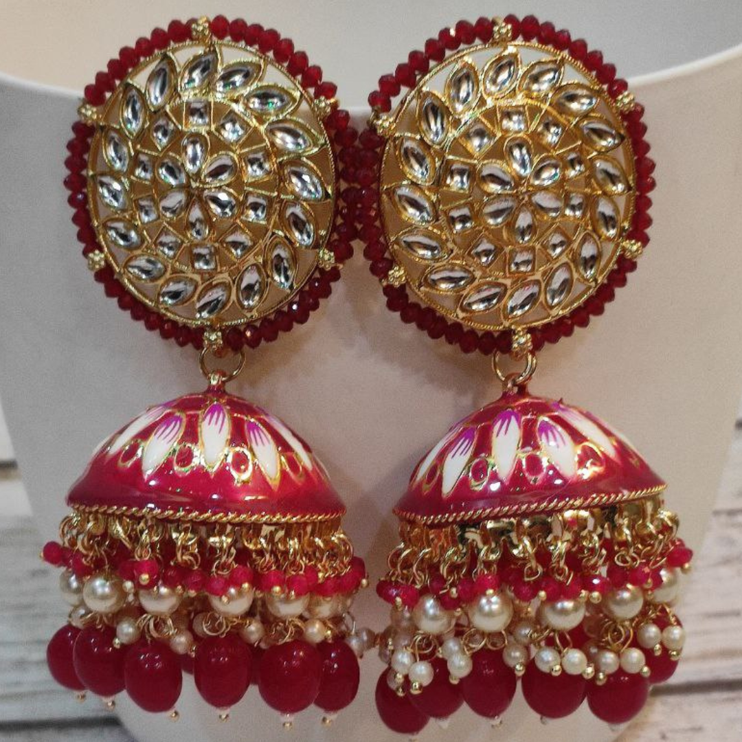 VASUKI HIBISCUS EARRING