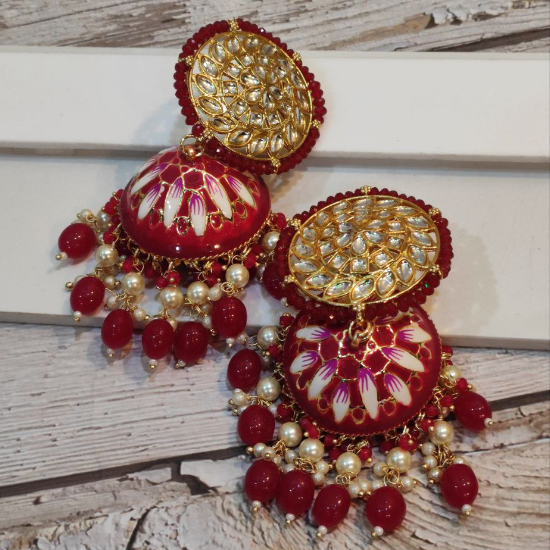 VASUKI HIBISCUS EARRING