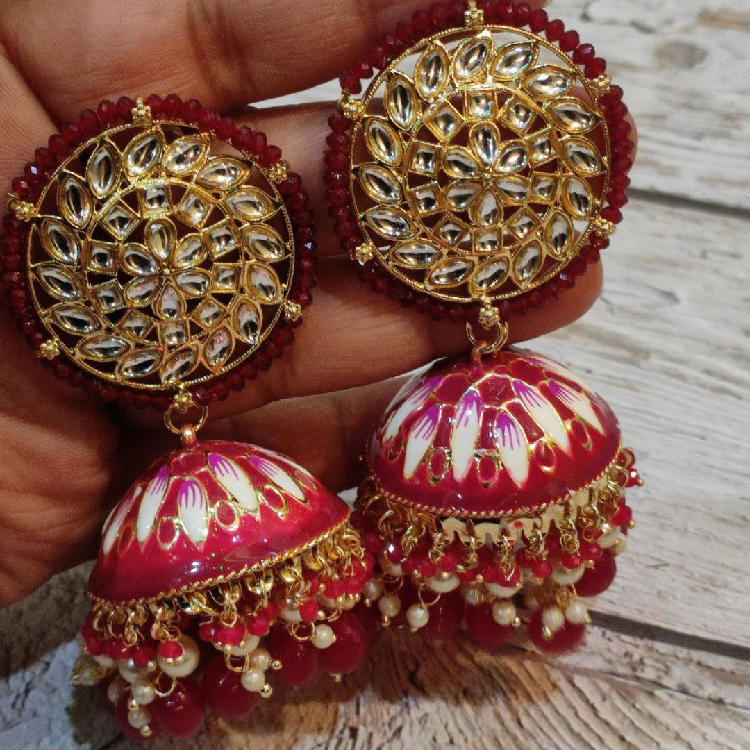 VASUKI HIBISCUS EARRING