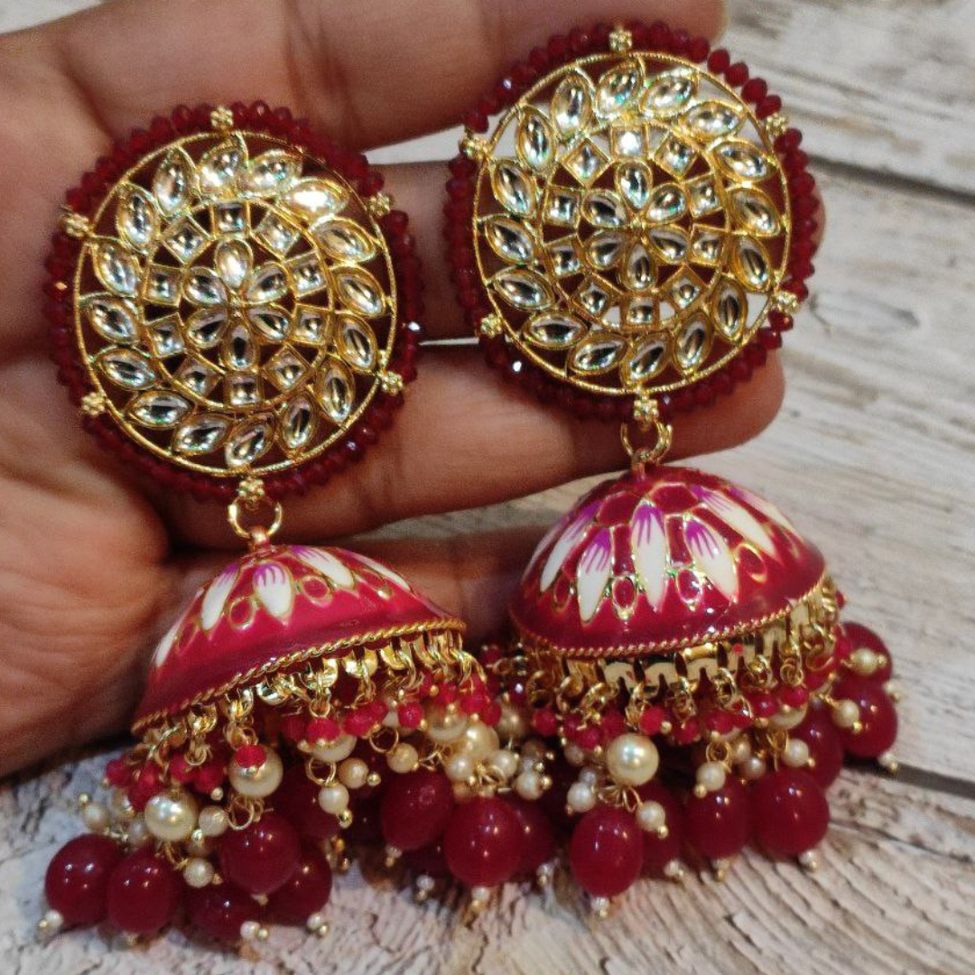VASUKI HIBISCUS EARRING