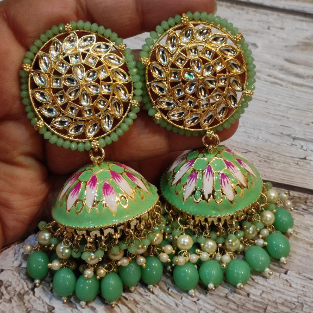 VASUKI MINT GREEN EARRING