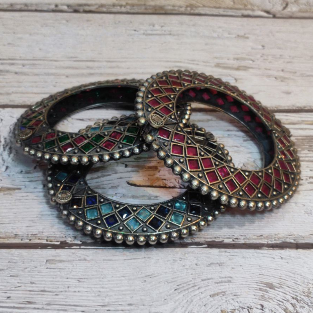 BANGARI PINK-GREEN KADE