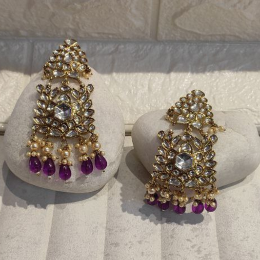 GAJARA VOILET EARRINGS