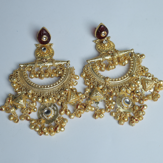 MAHVASH RED EARRING