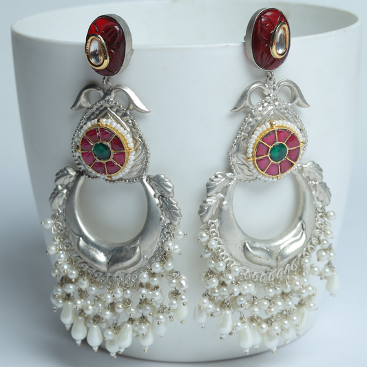 BEEJA RED EARRING