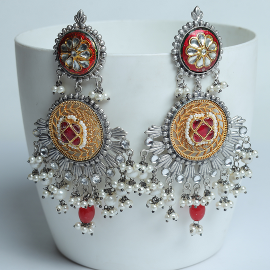 HAYAT RED EARRING