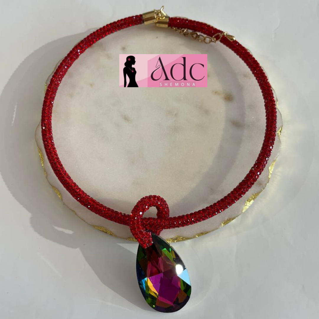 BINNA RED NECKLACE