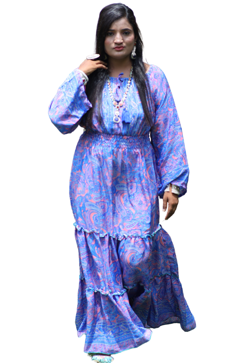 KIM( BL-P) MIDDIE  DRESS