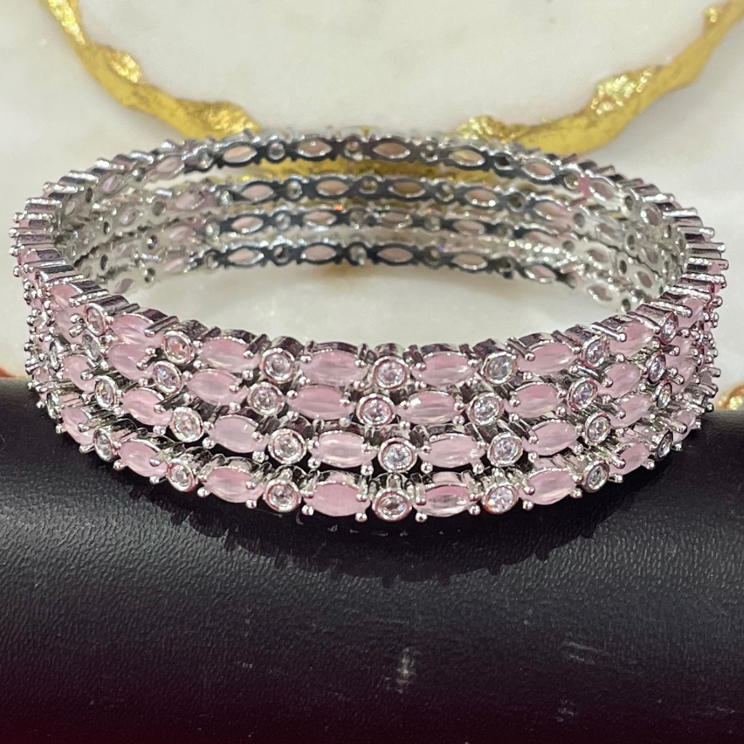 SHINE-PINK-2/4-BANGLES