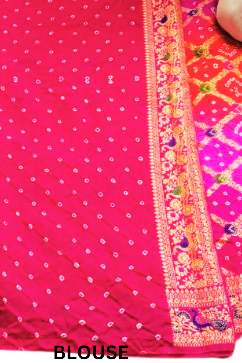 MAHARANI GHAAT-CHOLA  SARI