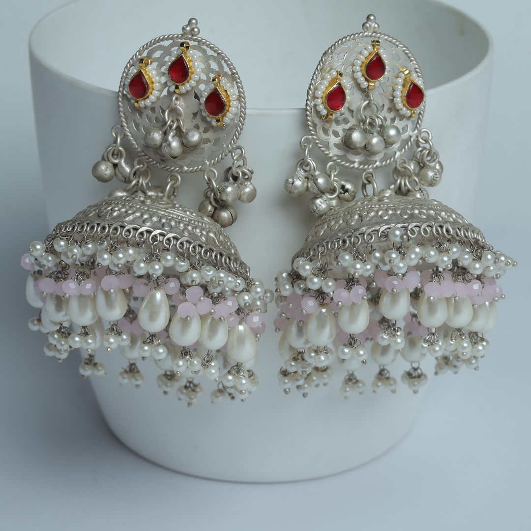 KHAWAAB RED EARRING